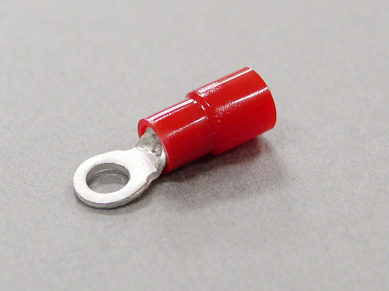 ＴＭＥＸ　環境配慮形絶縁被覆付　丸形端子　赤